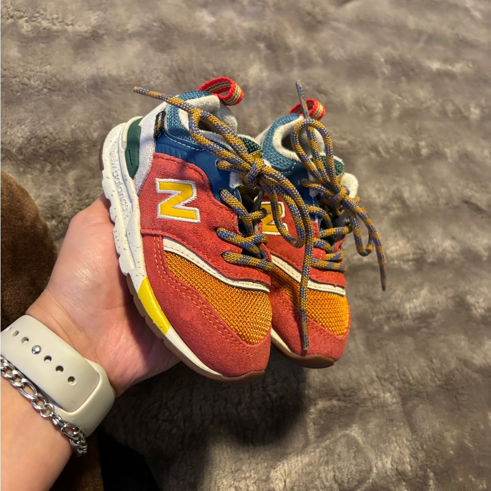 New Balance Kids' Colorful Sneakers - Red, Orange, Blue, Green